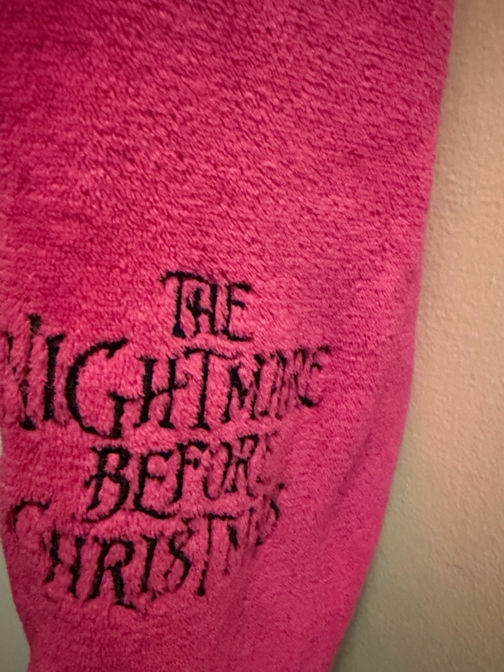 Nightmare Before Christmas Pink Crewneck Sweatshirt - Picture 4 of 5